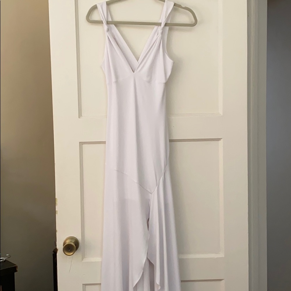 Guess long white dress